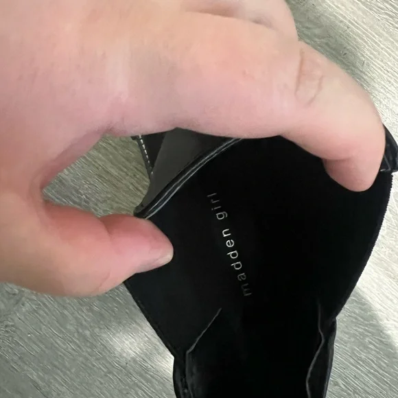 Black Chunky Ankle Boots - Picture 2 of 7